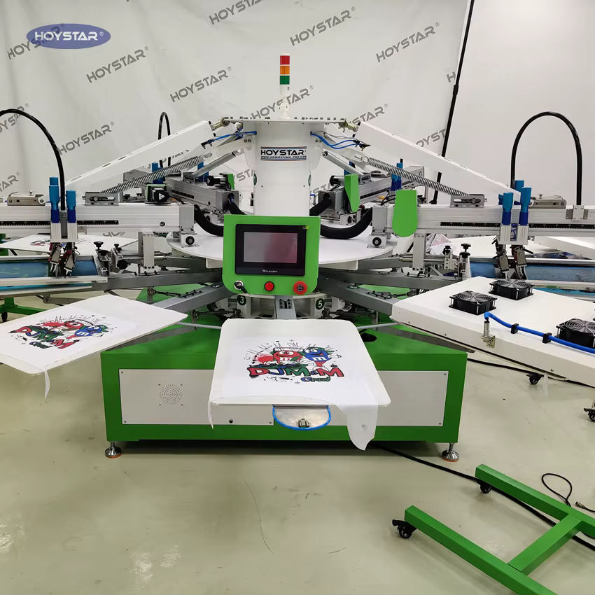4 Color Large Worktable Rotary Screen — image 2