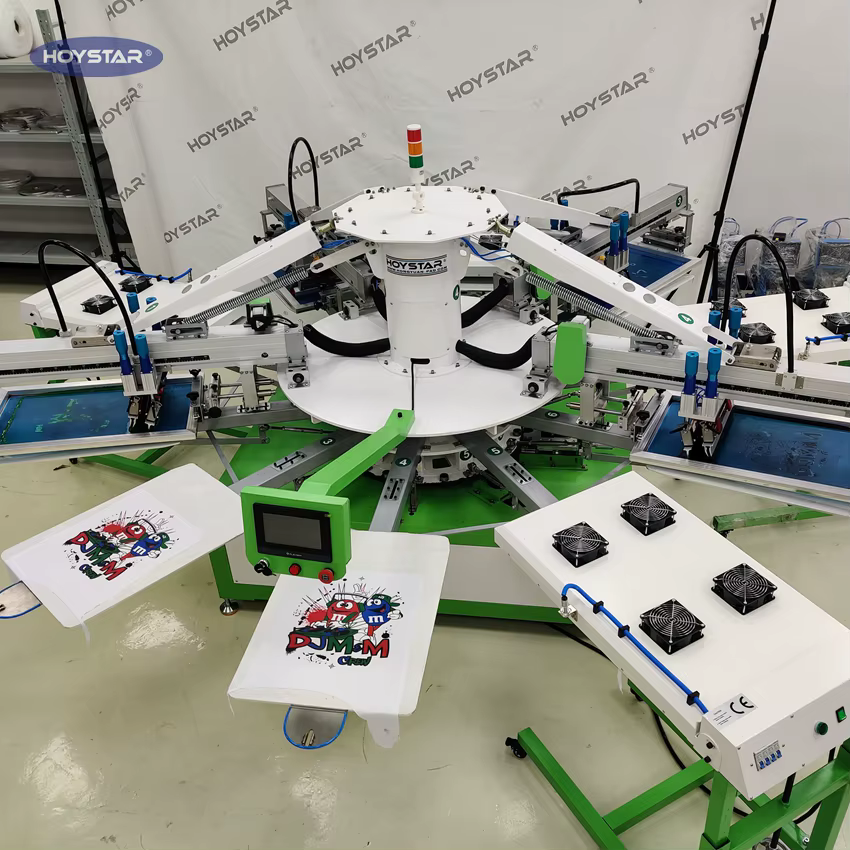 4 Color Large Worktable Rotary Screen — image 4