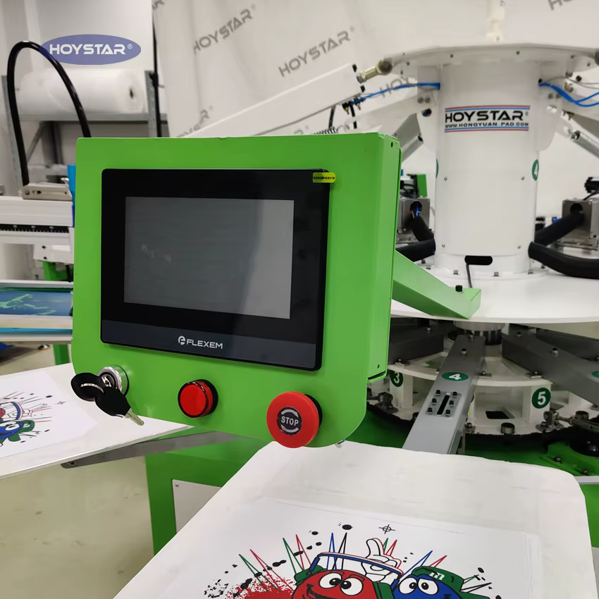 4 Color Large Worktable Rotary Screen — image 6