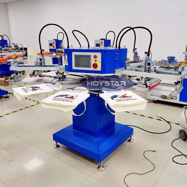 Automatic Textile Printer 4color Tshirt Silkscreen — image 5