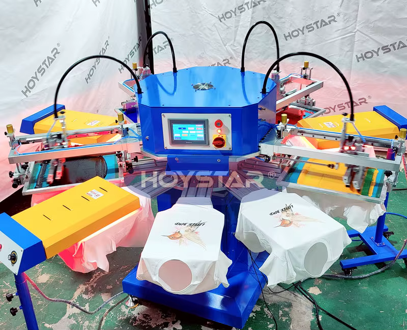 Tshirt Round Automatic Screen Printing Machine — image 3
