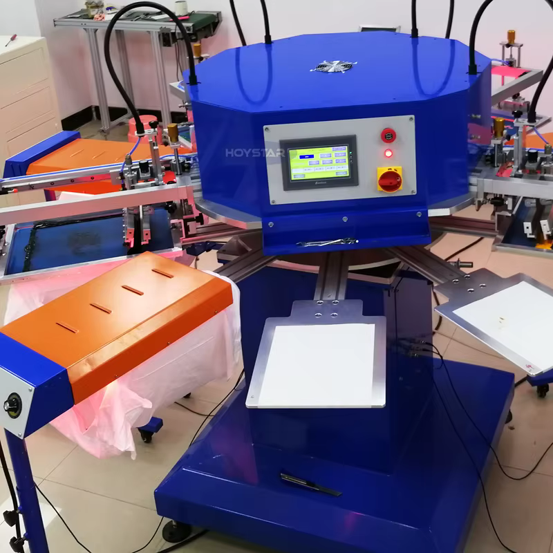 Pneumatic 4 Colour Screen Printing Machine — image 3