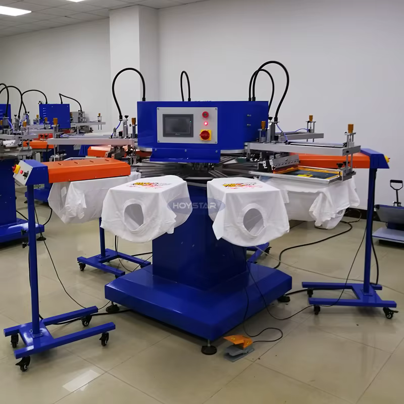 Pneumatic 4 Colour Screen Printing Machine — image 4
