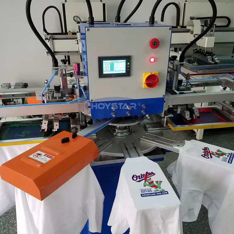 Silk Three Colour Screen Printing Machine — image 5