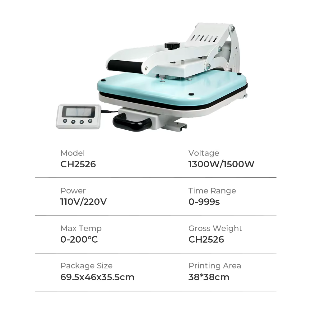 38x38 Cm Manual Heat Press Machine — image 3