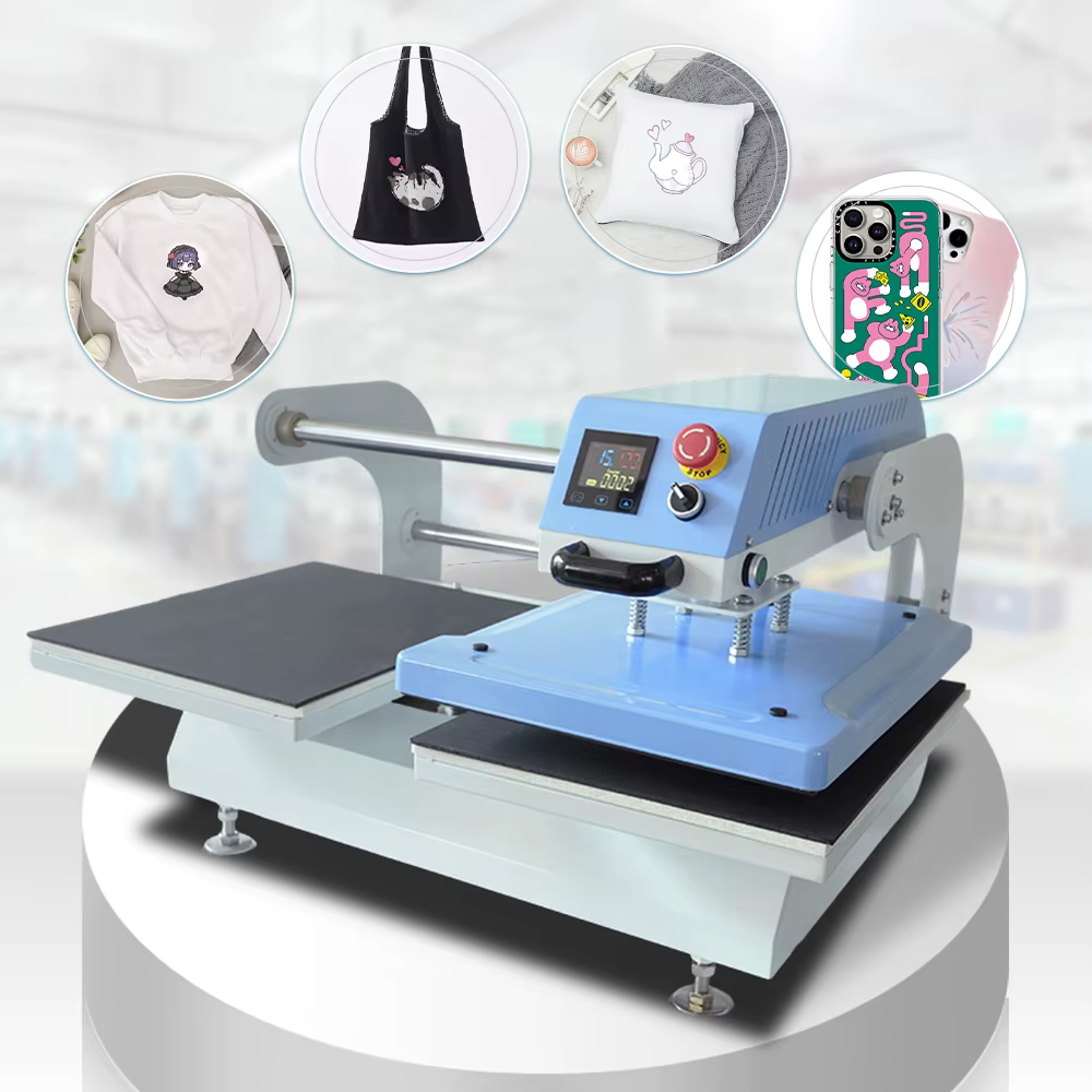 Pneumatic Double Station Heat Press Machine — image 2
