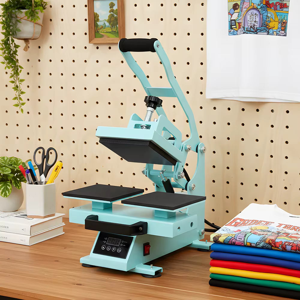 Dual Station 16x16cm Heat Press Machine — image 2