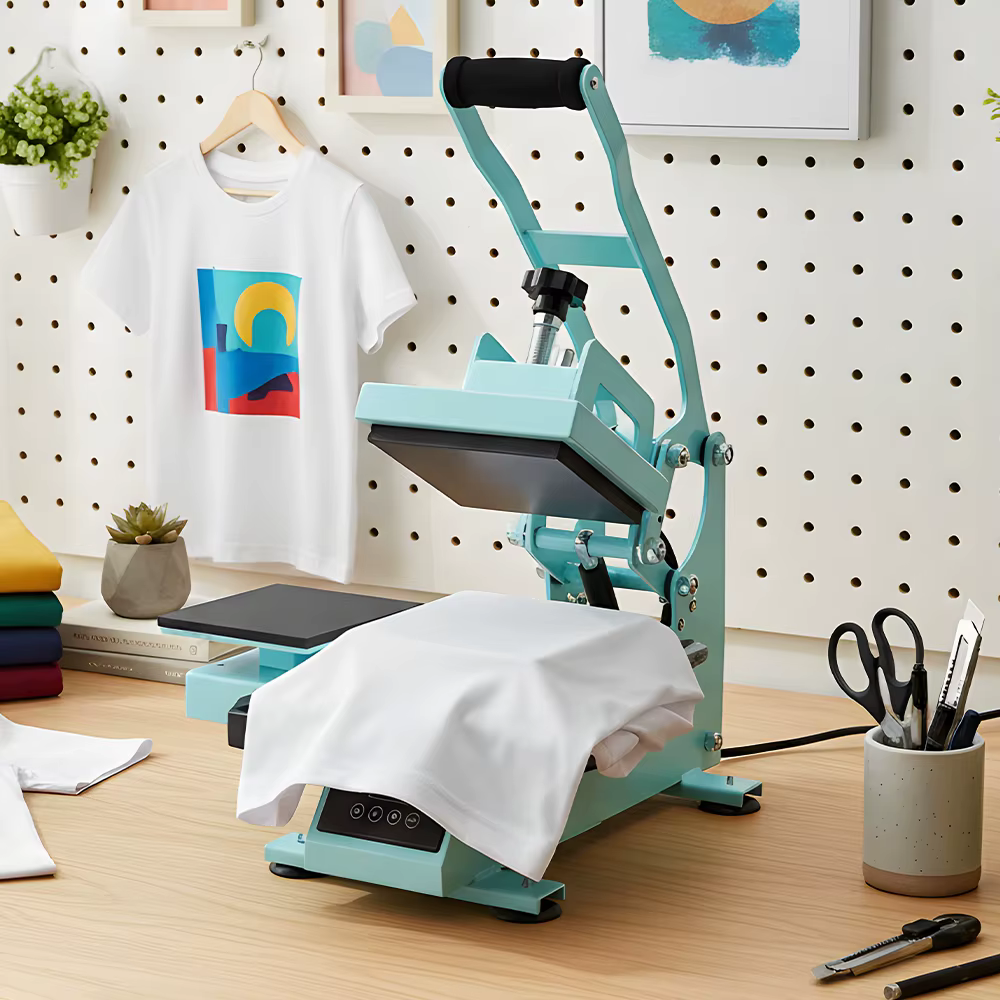 Durable 16x16cm Dual Station Heat Press — image 3