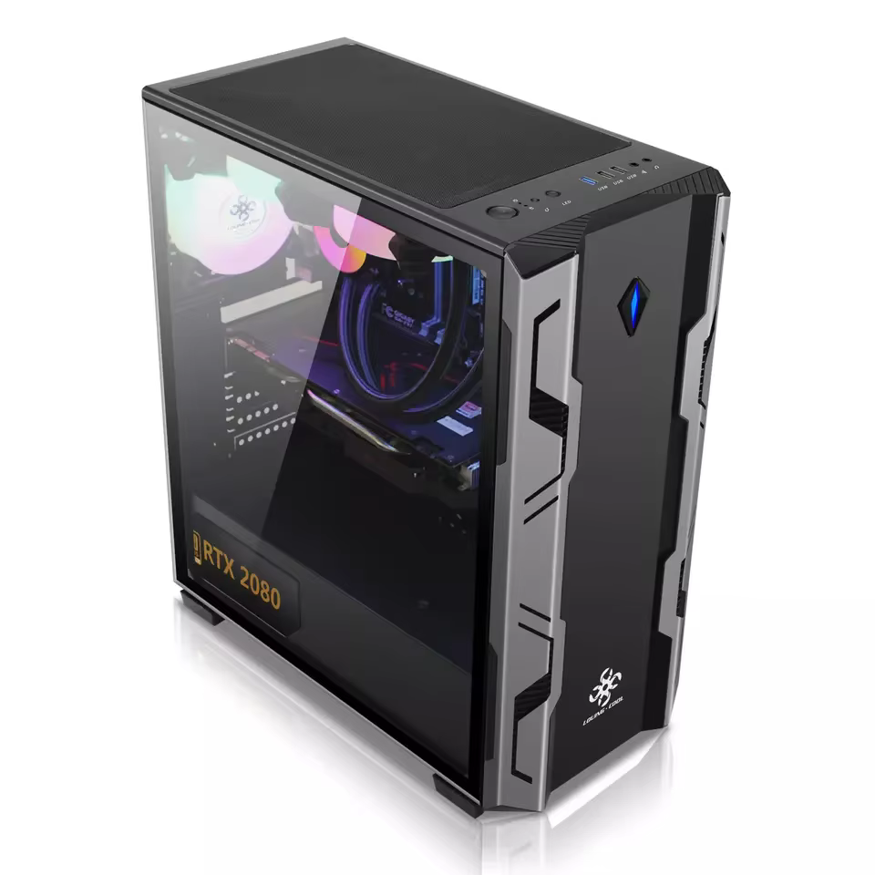 Computer Cases Towers ATX Case Tempered — image 2