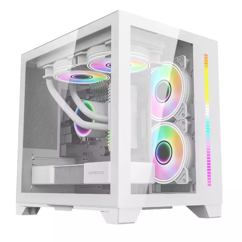 Phantom Black White PC Case USB — image 5