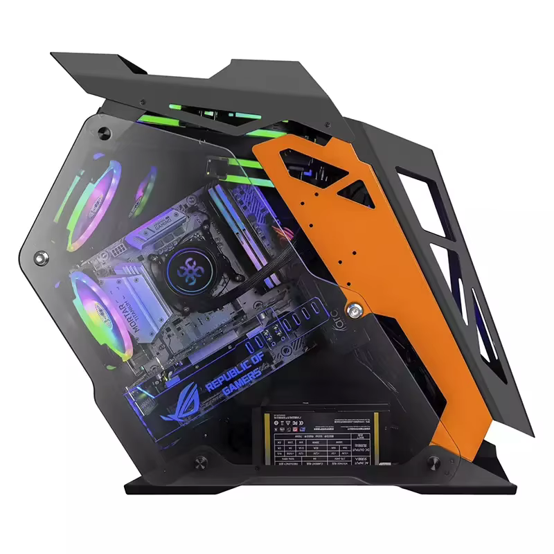 Phantom Black White Aluminium PC Case — image 4