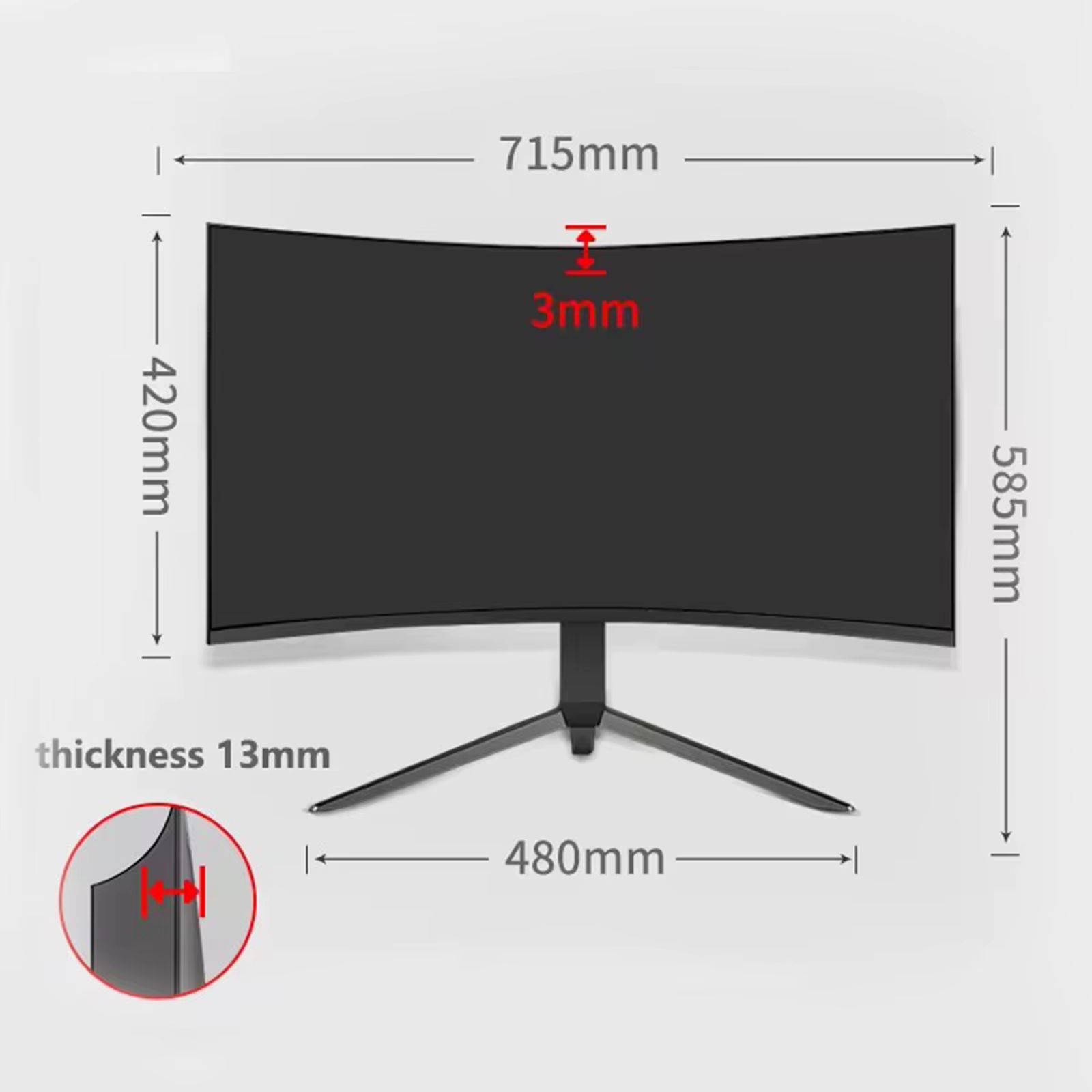 Curved Monitor Wholesale Curved Gaming Monitor — image 4
