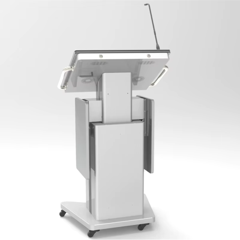 Best Multi-media Table 21.5" Touch Screen E podium LED Smart Digital Podium Kiosk Mic Computer for Conference — image 5