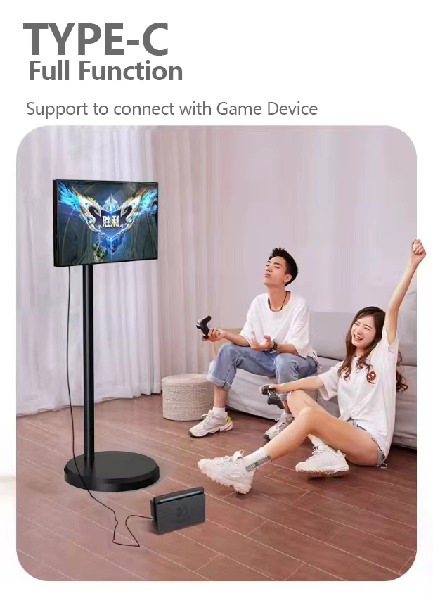 Portable Home TV with Lithium battery 4-Hours Player 21.5inches Android Capacitive Touch Screen Monitor Display  — image 4