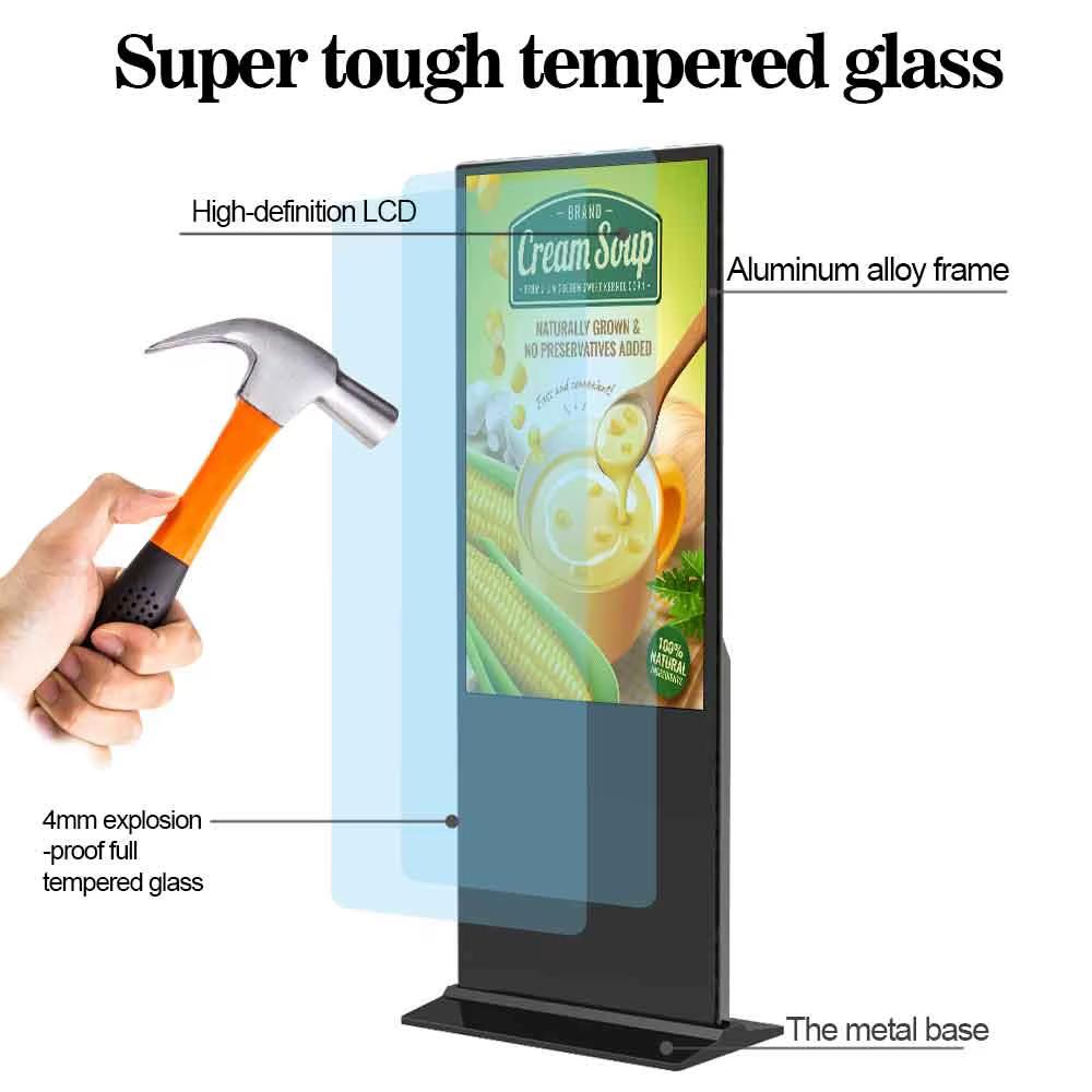 OEM Commercial Indoor Stand Digital Signage — image 3