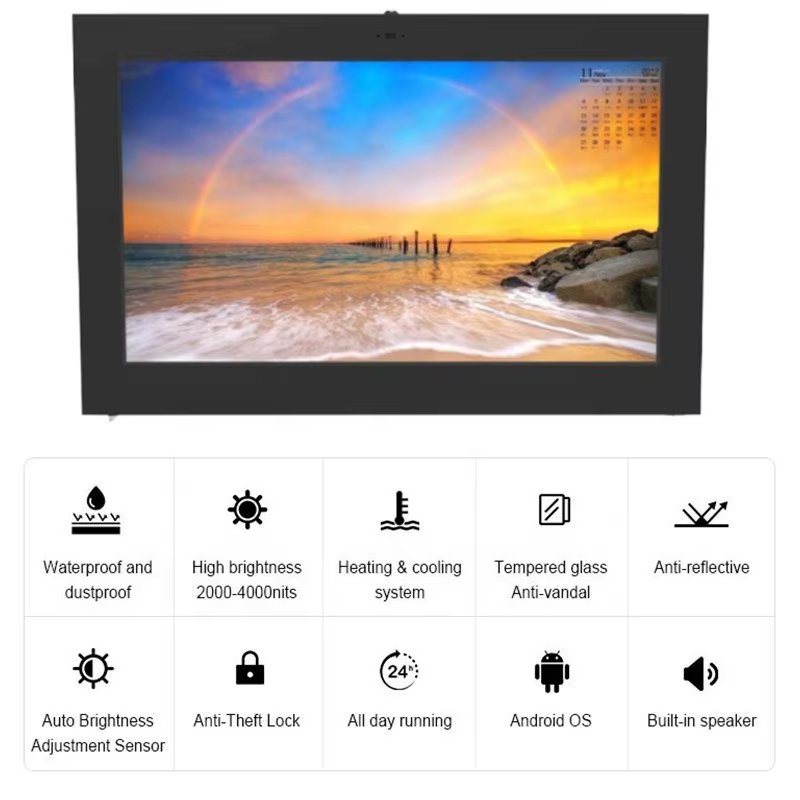 Modern 32 Inch Waterproof Outdoor Advertising — image 6
