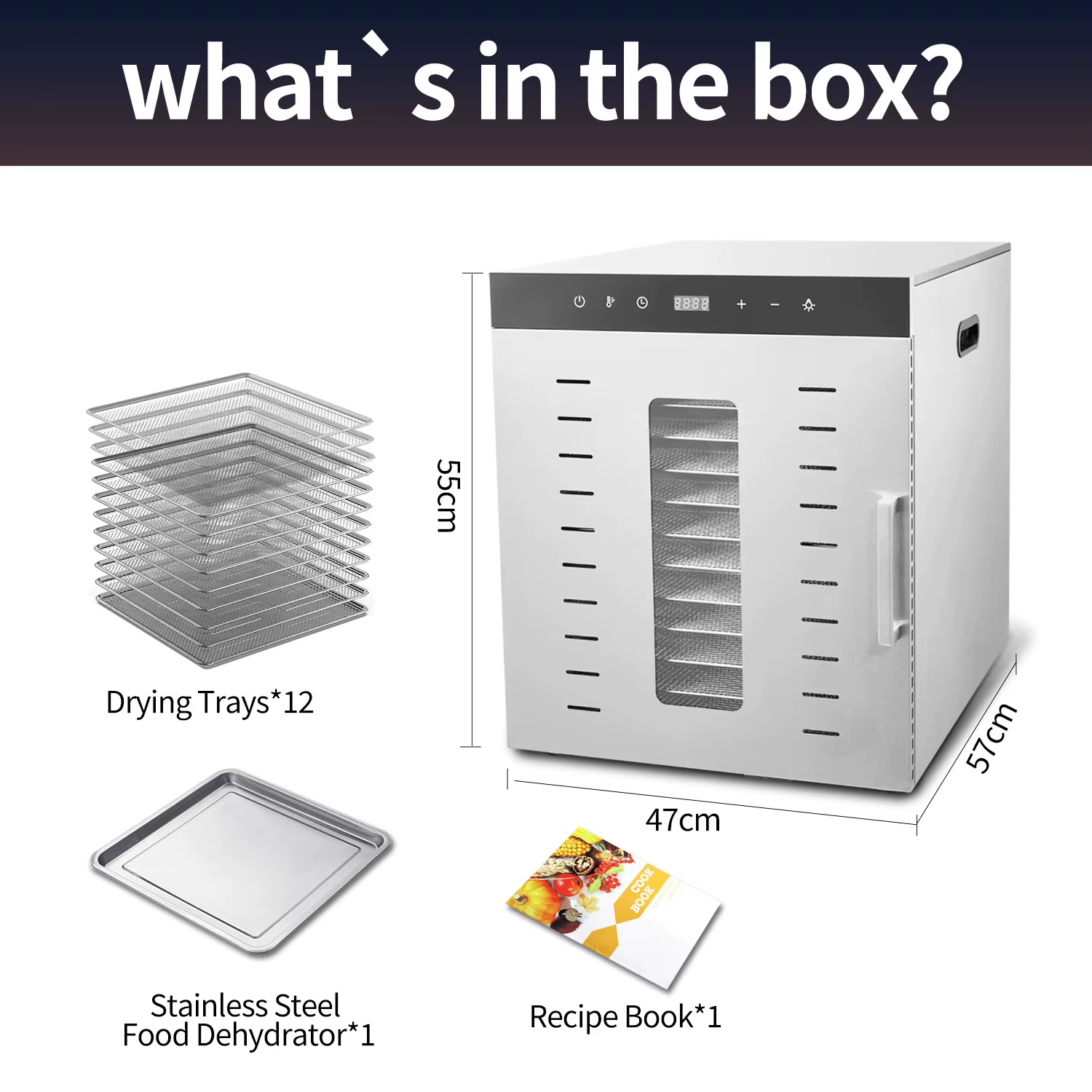 12 Trays Commercial Use Digital Control — image 4
