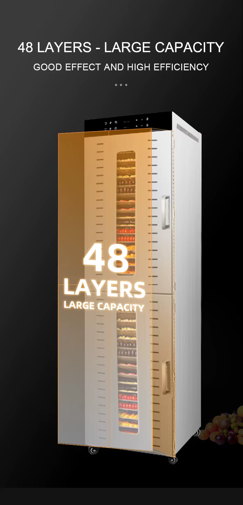 2 Cabinets 48 Trays Vegetable Food — image 4