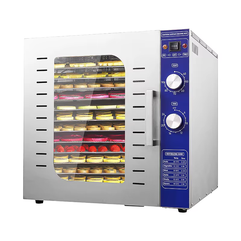 Wholesale 12 Trays Stainless Steel Home Drying Machine Jerky Maker Beef Jerky Dryer Food Dehydrator — image 2