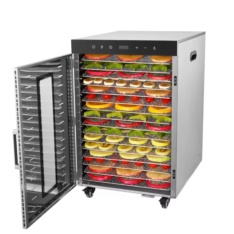 Commercial 16 Tray Food Dehydrator Drying Oven Steel Lab Fruit and Vegetable Dryer Dehydration Machine — image 2