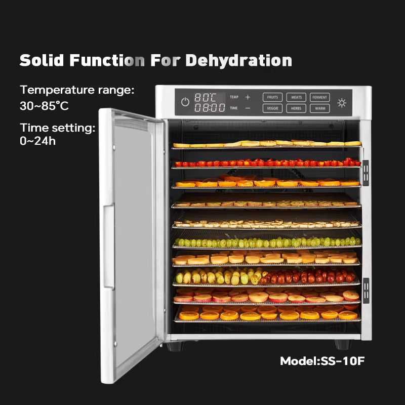 New Design 2025 Wholesale 12 Trays Big Capacity Electric Home Use Fruit Dehydrator Machine — image 2