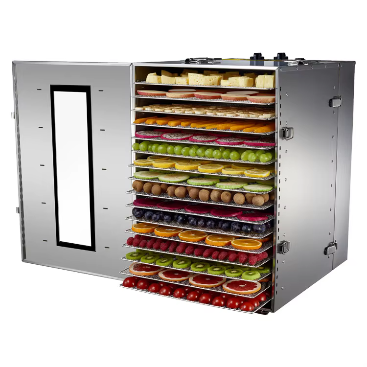 Trending Products Dehydrator Machine for Organic Dried Fruit and Dried Fruit Chip With Glass Window and 16 Trays — image 5