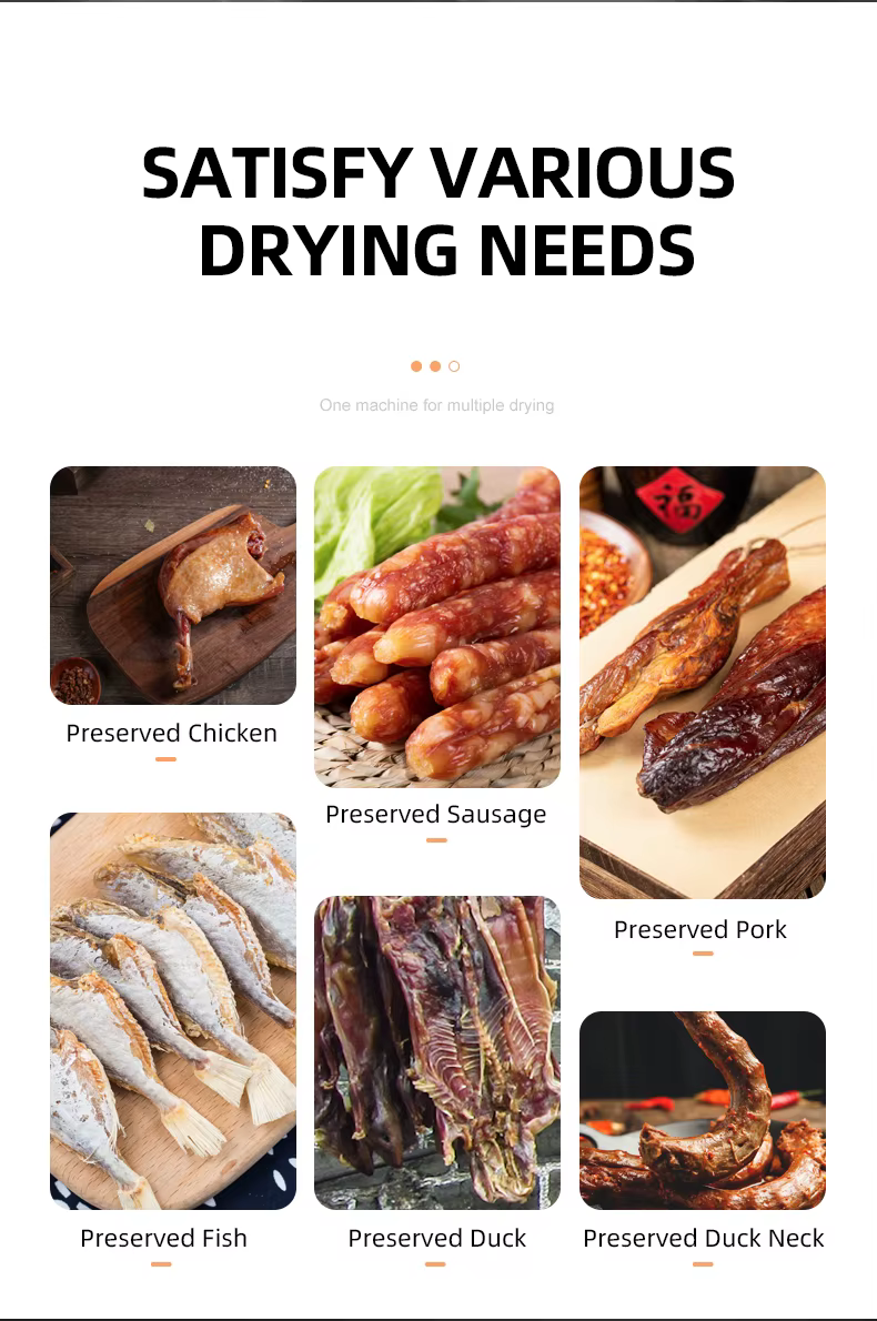 Extra Large Capacity Rotating Sausages Biltongs Preserved Food Electric Processor With Smoking Function — image 3
