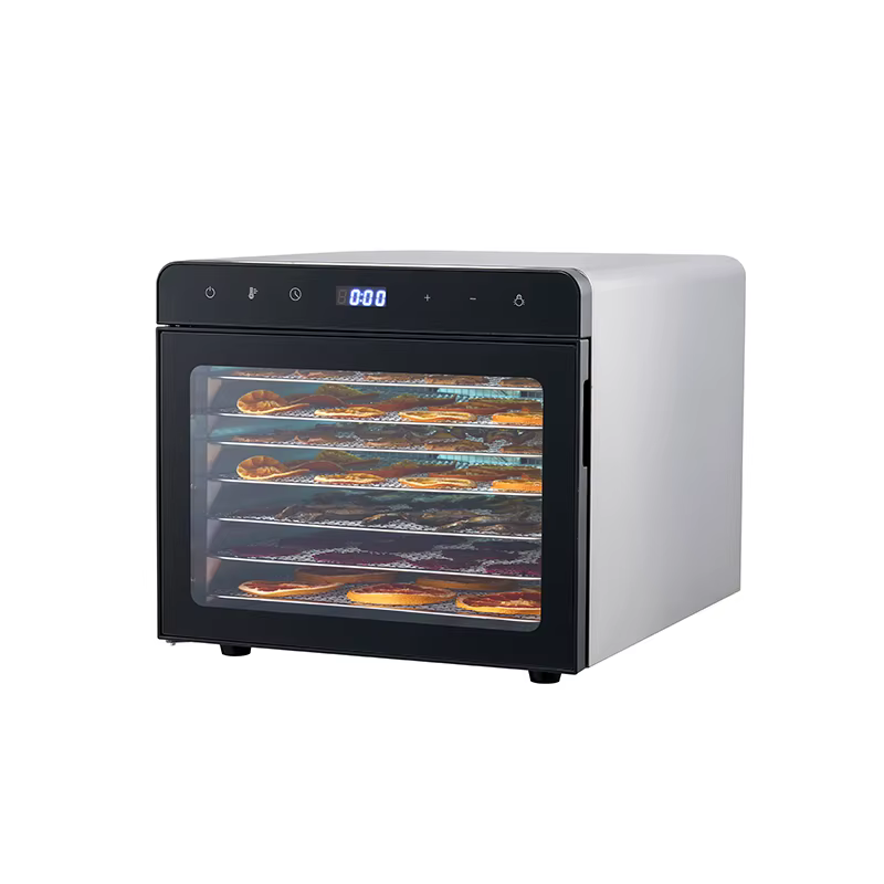 8 Trays Home Small Size Stainless Steel Fruit Dehydrator Food Dryer Dehydrator Drying Machine — image 2