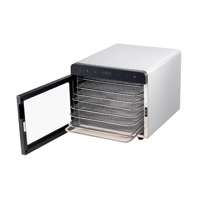 8 Trays Home Small Size Stainless Steel Fruit Dehydrator Food Dryer Dehydrator Drying Machine — image 5