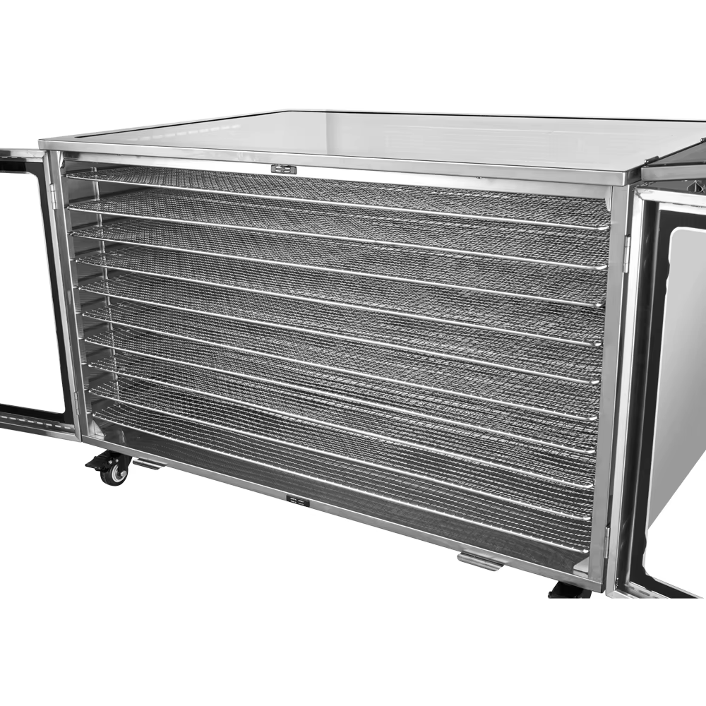 Dual-Powered Electric & Solar Food Dehydrator Big Capacity 10 Trays Stainless Steel Fruit & Vegetable Processing Machine — image 3