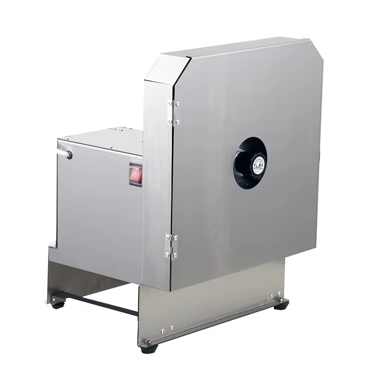 Commercial Electric Stainless Steel Food Slicer Machine for Frozen Meat Fruits Vegetables Durable Metal Construction — image 3