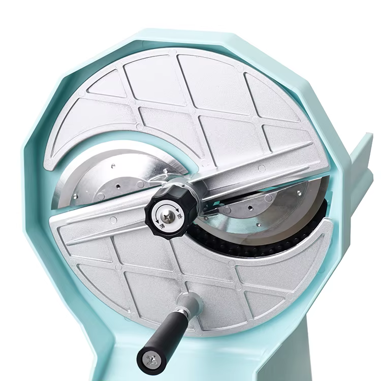 Easy Operation Manual Control Double Slot Plastic Case Food Slices Fruits Vegetables Slicer Cutter — image 3