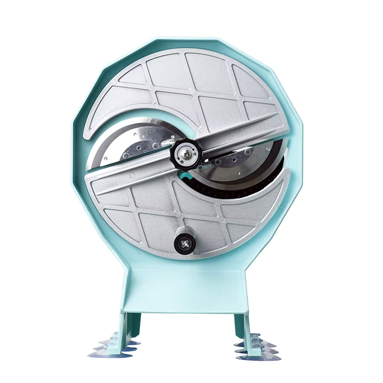 Easy Operation Manual Control Double Slot Plastic Case Food Slices Fruits Vegetables Slicer Cutter — image 5
