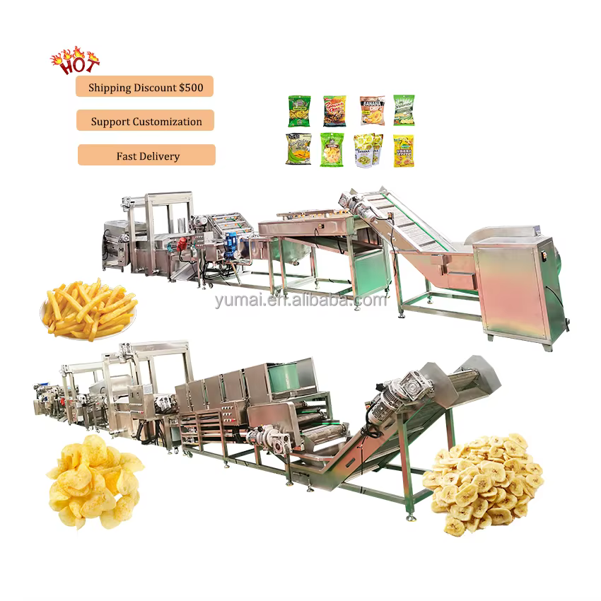 Customized Fully Automatic IQF Fresh Potato Finger Sticks Making Machine Frozen French Fries Production Line — image 5