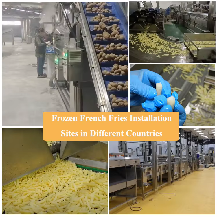 Customized Fully Automatic IQF Fresh Potato Finger Sticks Making Machine Frozen French Fries Production Line — image 6