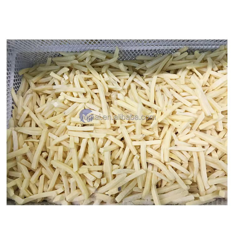 Fully Automatic Frozen French Fries Production Line Wave Zigzag ShapeCassava Fresh Finger Potato Chips Making Machine — image 4