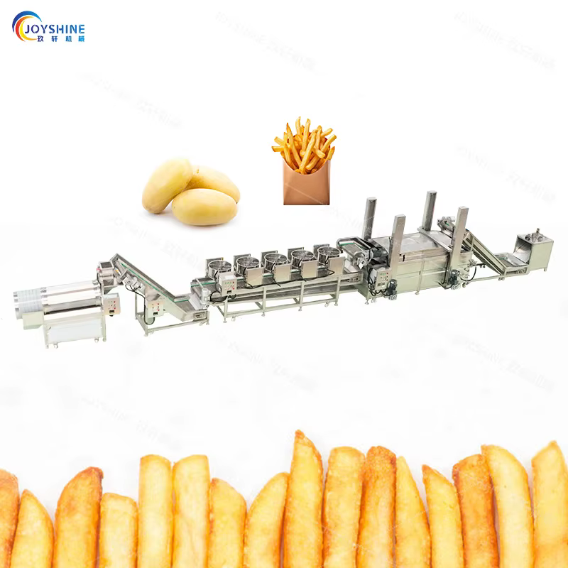 High Quality 150kg French Fries Processing Line Frozen French Fries Making Machine for Food Production — image 4