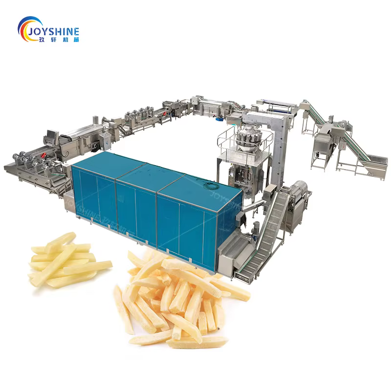Fully Automatic Electric New Potato Chips French Fries Making Machinery Plantain Frites Surgeler Vegetable Fruit Mixer — image 2