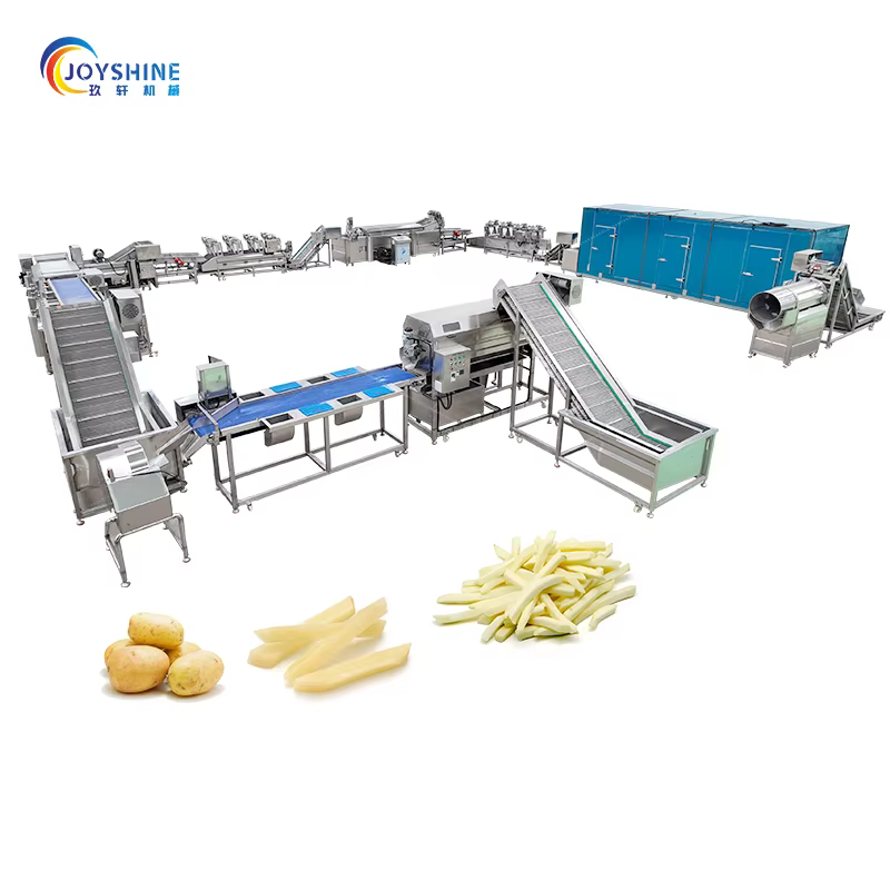 Fully Automatic Electric New Potato Chips French Fries Making Machinery Plantain Frites Surgeler Vegetable Fruit Mixer — image 3