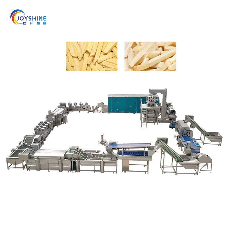Fully Automatic Electric New Potato Chips French Fries Making Machinery Plantain Frites Surgeler Vegetable Fruit Mixer — image 4