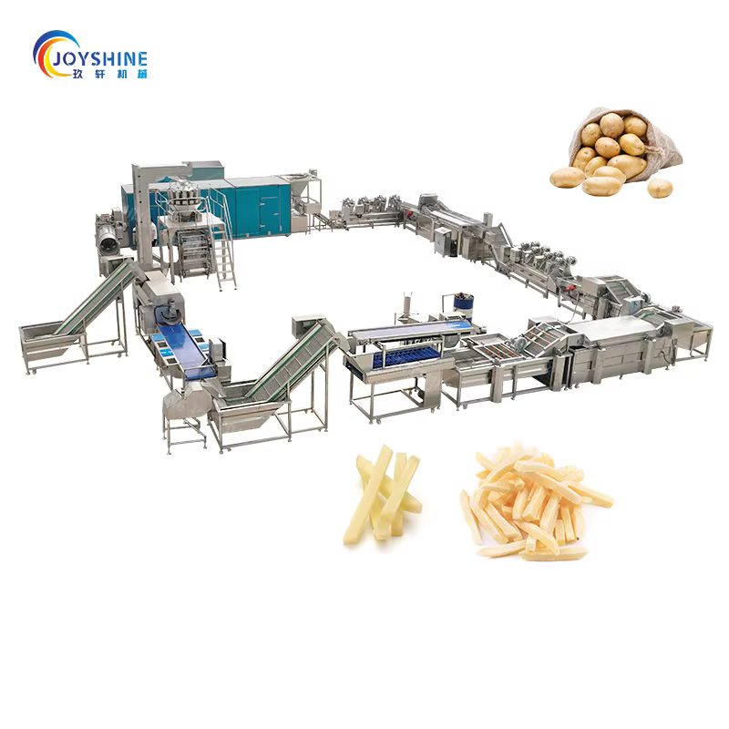 Fully Automatic Electric New Potato Chips French Fries Making Machinery Plantain Frites Surgeler Vegetable Fruit Mixer — image 5
