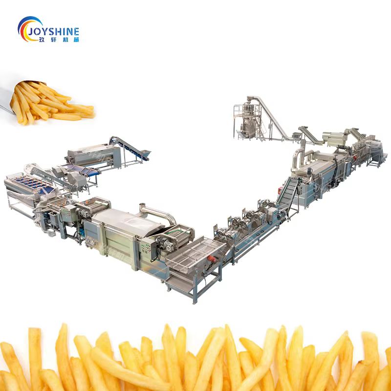 Fully Automatic Small French Fries Production Line New Condition French Fries Cutter and Frozen Machine for Fruits Vegetables — image 3