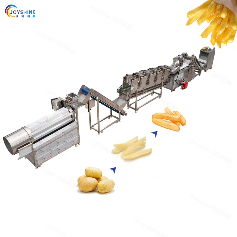 Small Scale 100kg/h French Fries Making Machine Semi-Automatic Potato Processing Production Line — image 3