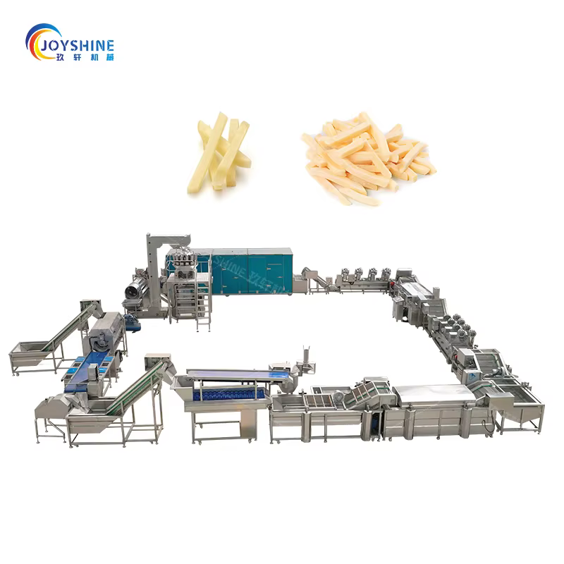 Industrial Fully Automatic Potato Flakes & Chips Making Machine Factory Price for Frozen French Fries Production Line Sale — image 2