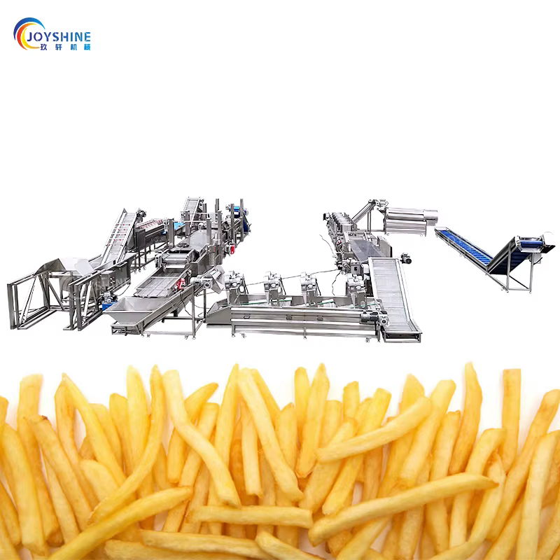 Hot Selling Fully Automatic Potato Production Line French Fry Banana Chips Making Machine Key Feature Fryer for Grain Products — image 5