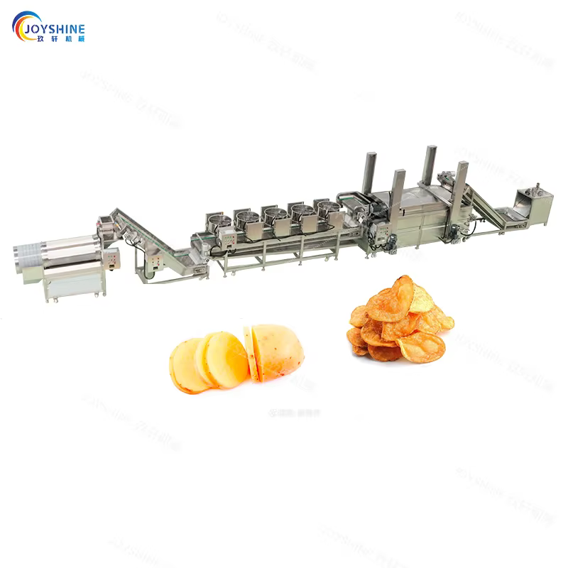 Joyshine 40kg/h Semi Automatic Batch Chips Maker Potato Chips Production Line Fruit & Vegetable Packaging Machine Small Scale — image 5