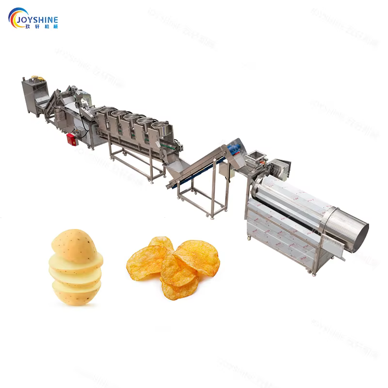 Joyshine 50kg/h Automatic Potato Chips Production Line Potato Chips Cutting Machine Rapid Production, Smart Control — image 6