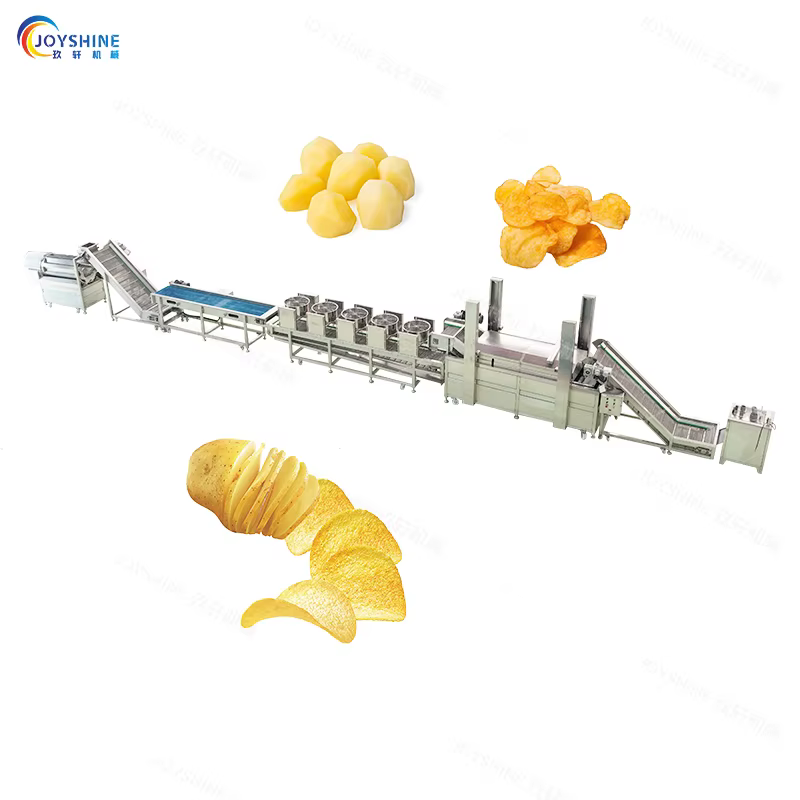 Joyshine Factory Direct 20kg/h Semi-Automatic Potato Chips Making Machine Electric Heating Potato Chips Production Line — image 2