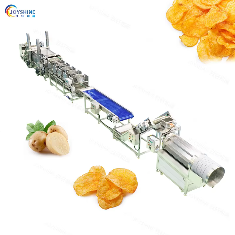 Joyshine Factory Direct 20kg/h Semi-Automatic Potato Chips Making Machine Electric Heating Potato Chips Production Line — image 3