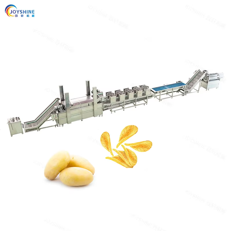 Joyshine Factory Direct 20kg/h Semi-Automatic Potato Chips Making Machine Electric Heating Potato Chips Production Line — image 5